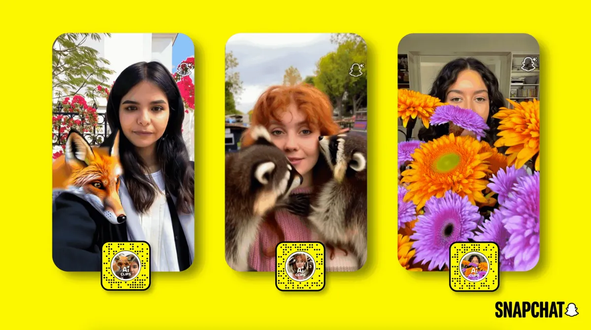 لنز ایمجین اسنپ چت