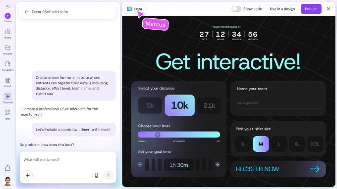 بستر طراحی کانوا