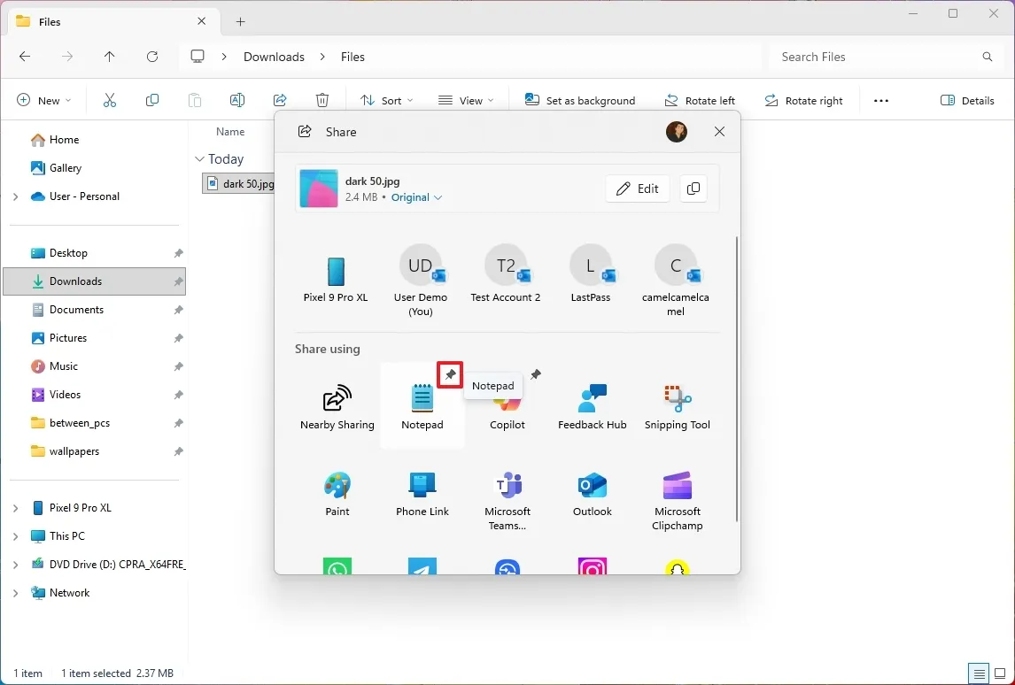 ویندوز 11 - تصویر اضافه