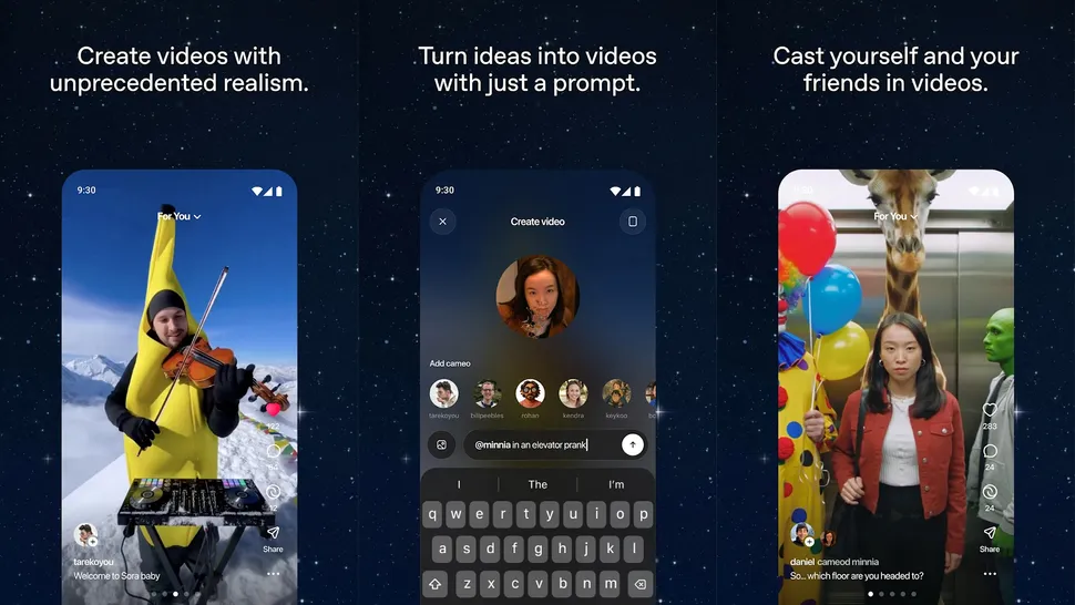 اپلیکیشن Sora 2 در اندروید