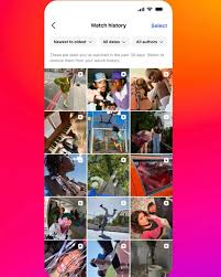 تاریخچه تماشا در اینستاگرام