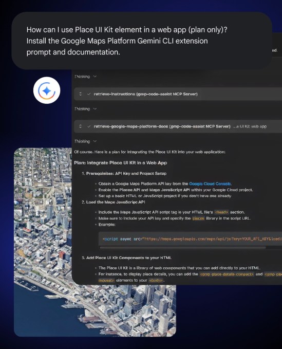 ابزارهای هوش مصنوعی گوگل مپ