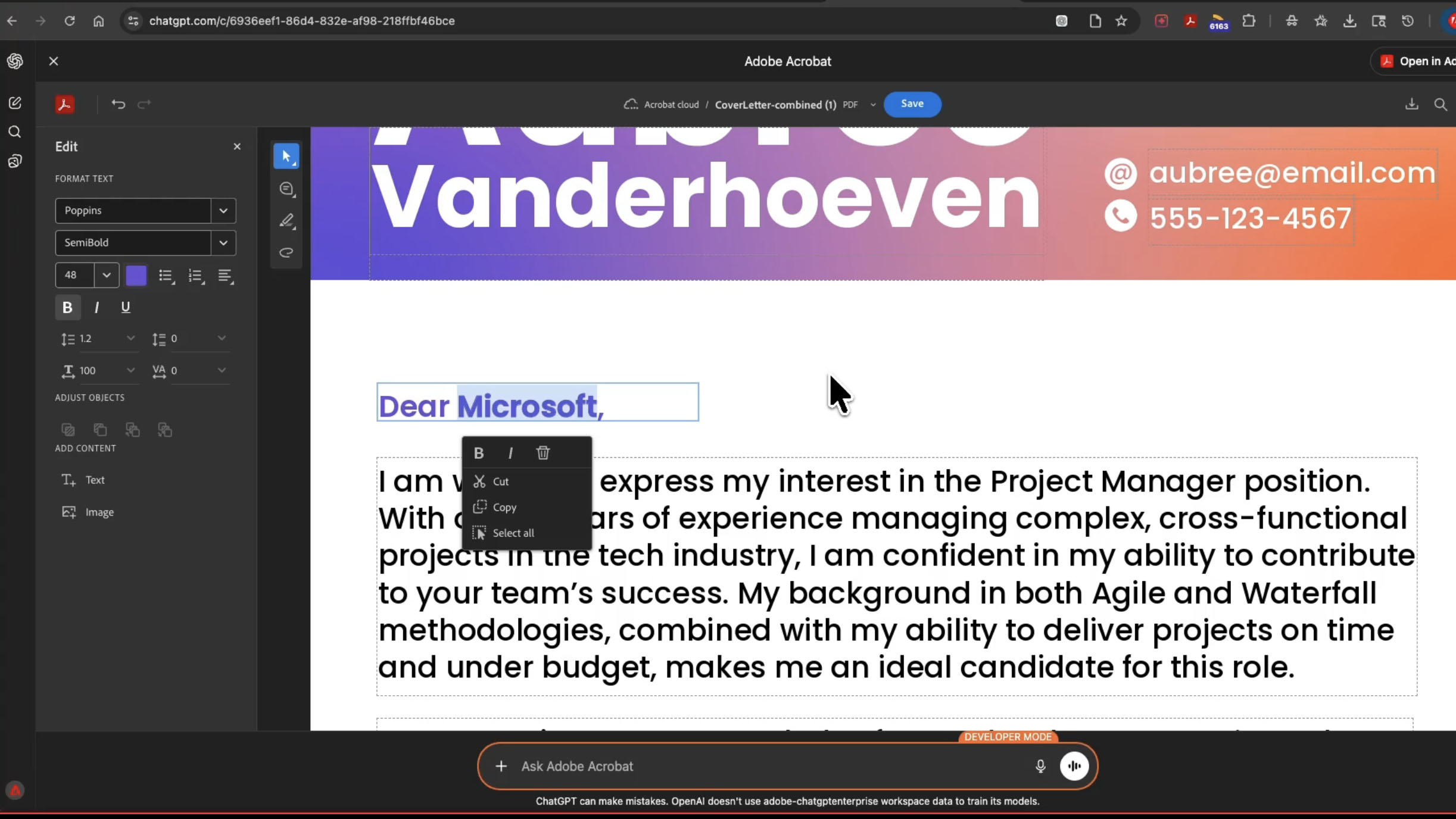 فتوشاپ در ChatGPT