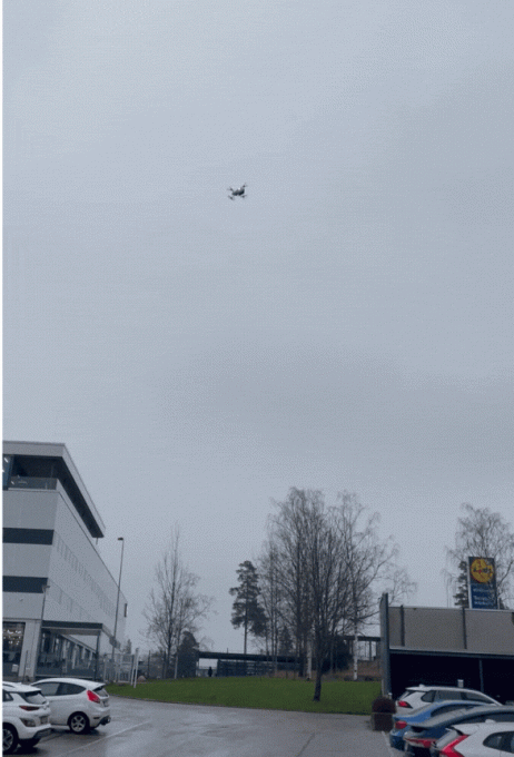 تحویل غذا با پهپاد